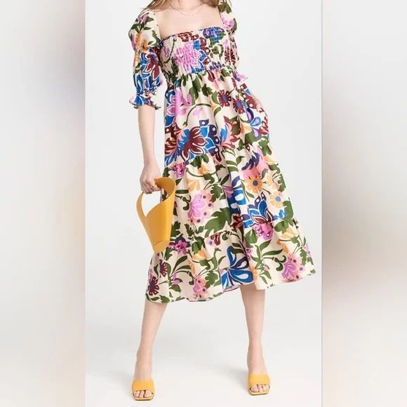 Misa Los Angeles Yolanda Midi Dress Size XS - Picture 2 of 10